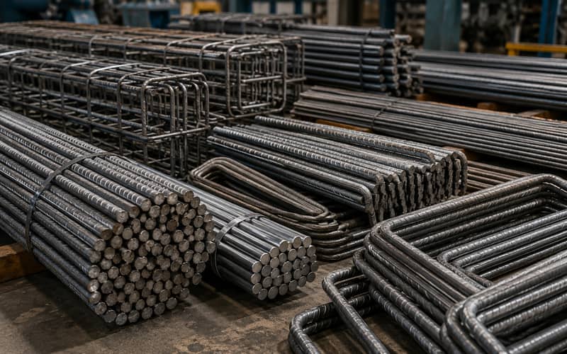 Obrađeno betonsko gvožđe sečeno i savijeno po specifikaciji